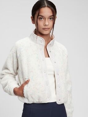 Gap Teen White Cozy Jacket